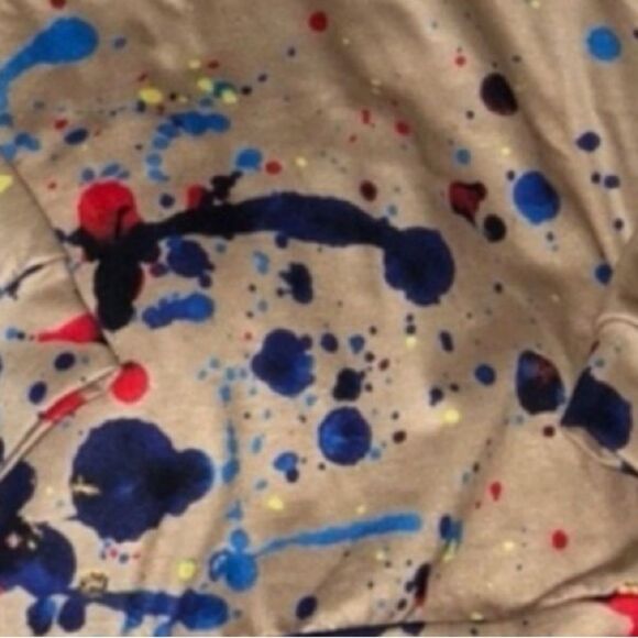 🍭 SHEIN Hoodie Paint Splatter Print - Size 10Y Boy's Streetwear - Picture 4 of 8